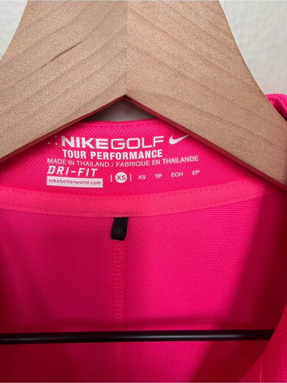 Nike Golf Tour Performance Sleeveless Golf Polo Tank Top in Bright Hot Pink XS